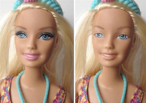 'Vazam' fotos da Barbie e outras bonecas sem maquiagem